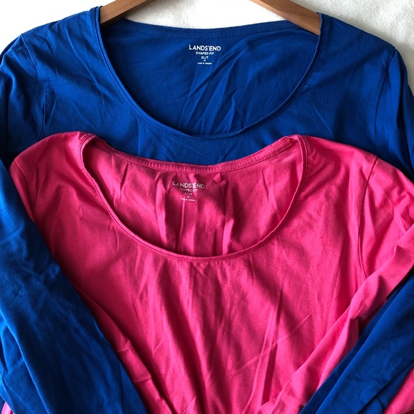 Two Land’s End Tall Long Sleeve Tees Size XL - Picture 6 of 7